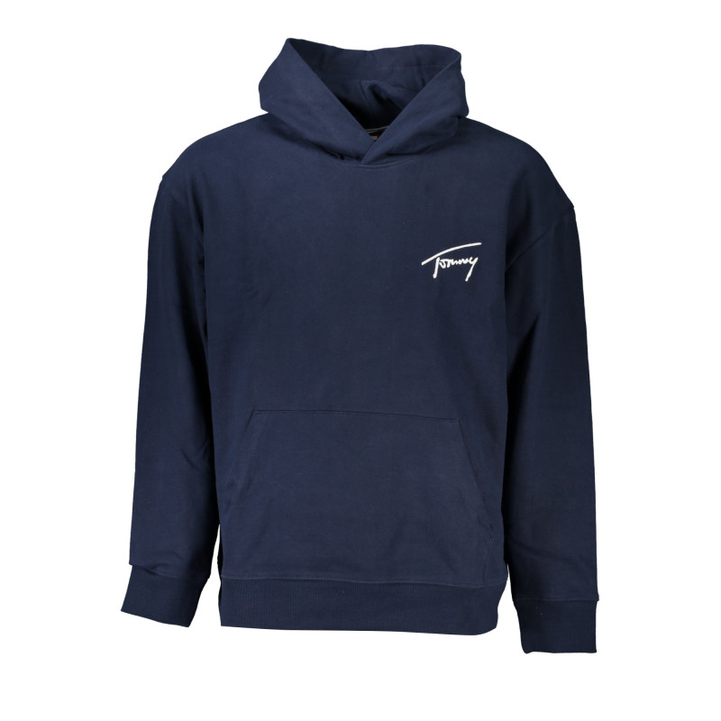 SWEAT-SHIRT SANS FERMETURE ÉCLAIR BLEU TOMMY HILFIGER POUR HOMMES