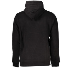 TOMMY HILFIGER MEN'S BLACK ZIPLESS SWEATSHIRT