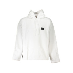 SWEAT-SHIRT SANS FERMETURE ÉCLAIR BLANC CALVIN KLEIN POUR HOMMES