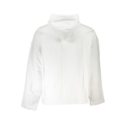 SWEAT-SHIRT SANS FERMETURE ÉCLAIR BLANC CALVIN KLEIN POUR HOMMES