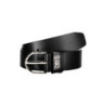TOMMY HILFIGER WOMEN'S BLACK LEATHER BELT
