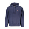 SWEAT-SHIRT SANS FERMETURE ÉCLAIR BLEU TOMMY HILFIGER POUR HOMMES