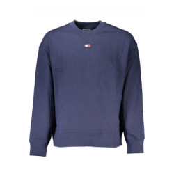 SWEAT-SHIRT SANS FERMETURE ÉCLAIR BLEU TOMMY HILFIGER POUR HOMMES