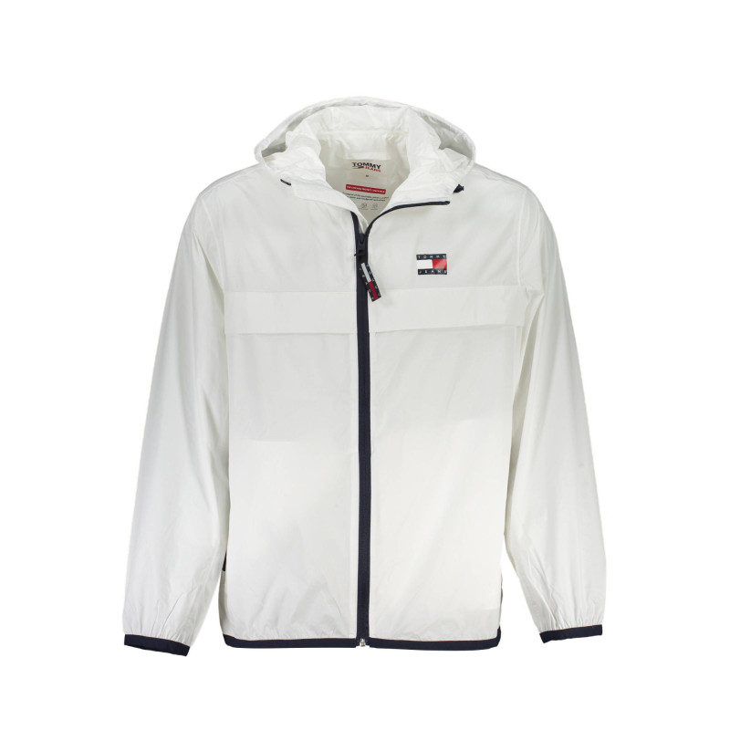 TOMMY HILFIGER MEN'S WHITE SPORTS JACKET