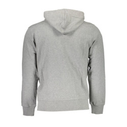 LA MARTINA MEN'S GRAY ZIP SWEATSHIRT
