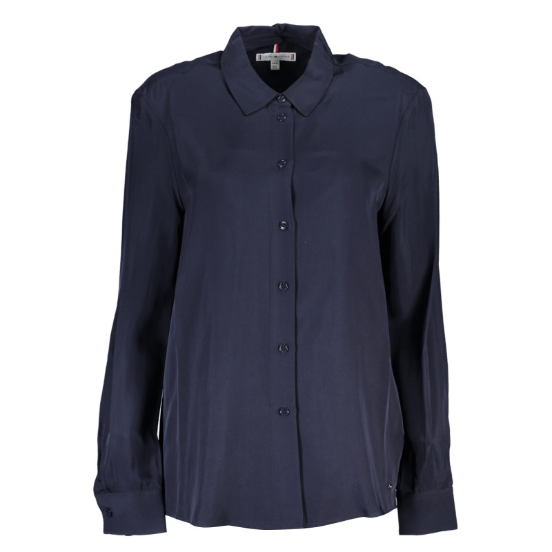 TOMMY HILFIGER CHEMISE À MANCHES LONGUES FEMME BLEU
