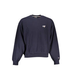 SWEAT-SHIRT SANS FERMETURE ÉCLAIR BLEU TOMMY HILFIGER POUR HOMMES