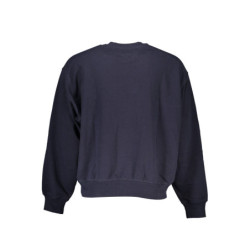 TOMMY HILFIGER MEN'S BLUE ZIPLESS SWEATSHIRT