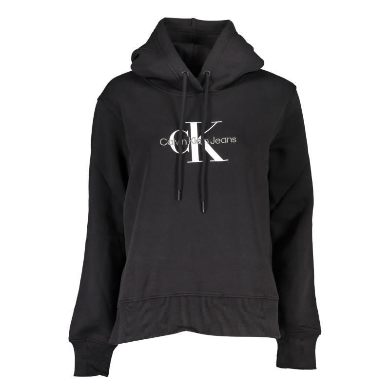 CALVIN KLEIN WOMEN'S ZIPLESS SWEATSHIRT BLACK