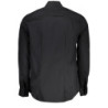 GUESS JEANS MEN'S LONG SLEEVE SHIRT BLACK