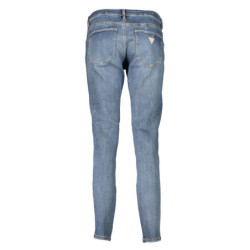 GUESS JEANS WOMEN'S DENIM JEANS BLUE