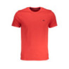HARMONT & BLAINE MEN'S RED SHORT SLEEVE T-SHIRT