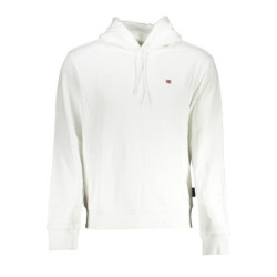 NAPAPIJRI MEN'S WHITE ZIP SWEATSHIRT