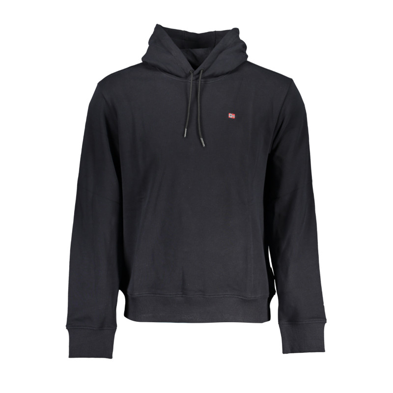NAPAPIJRI SWEAT-SHIRT ZIPPÉ NOIR POUR HOMMES