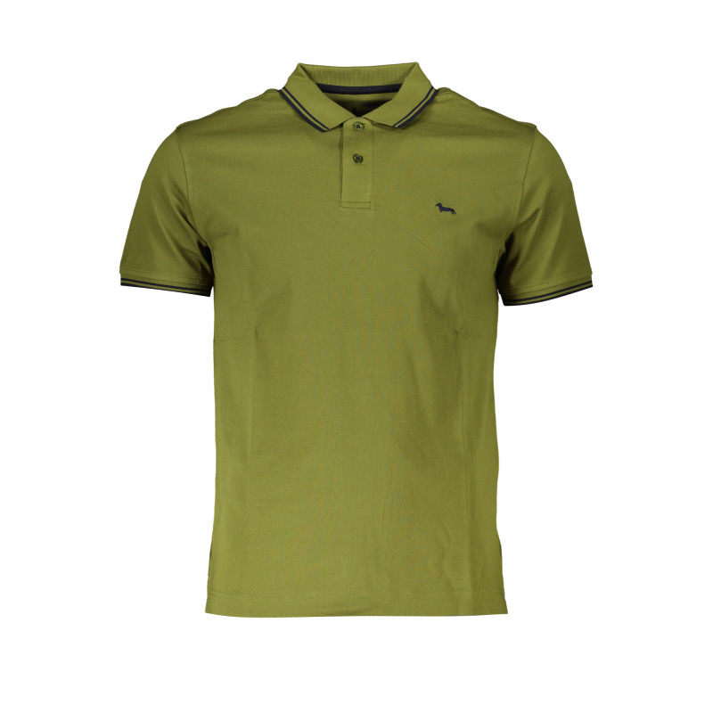 HARMONT & BLAINE GREEN MEN'S SHORT SLEEVED POLO SHIRT