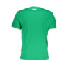 BIKKEMBERGS GREEN MEN'S SHORT SLEEVE T-SHIRT