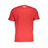 BIKKEMBERGS MEN'S RED SHORT SLEEVE T-SHIRT