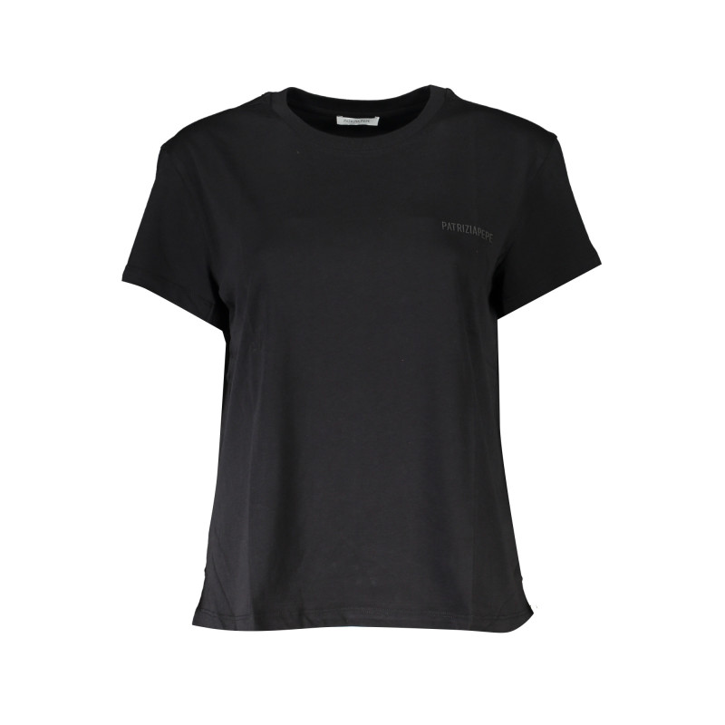 PATRIZIA PEPE WOMEN'S SHORT SLEEVE T-SHIRT BLACK