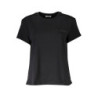 PATRIZIA PEPE WOMEN'S SHORT SLEEVE T-SHIRT BLACK
