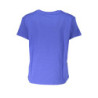 PATRIZIA PEPE T-SHIRT À MANCHES COURTES FEMME BLEU
