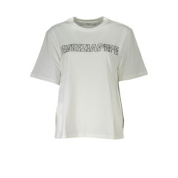 PATRIZIA PEPE T-SHIRT À MANCHES COURTES FEMME BLANC