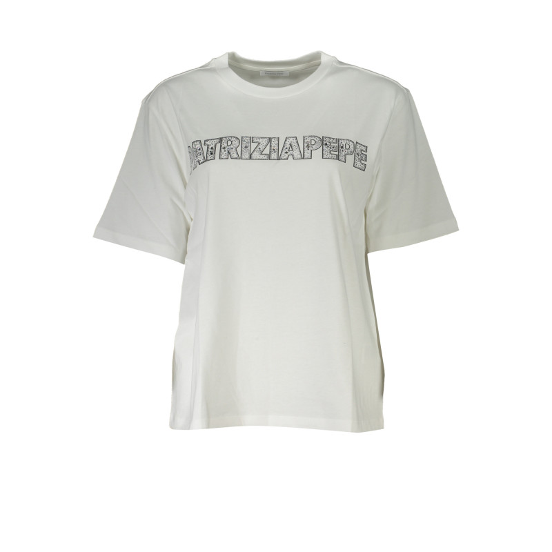PATRIZIA PEPE WOMEN'S SHORT SLEEVE T-SHIRT WHITE