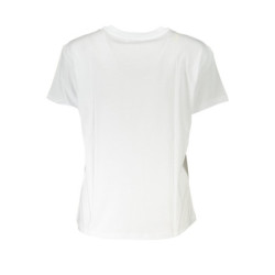 PATRIZIA PEPE T-SHIRT À MANCHES COURTES FEMME BLANC