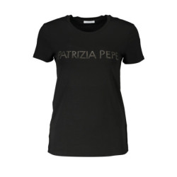 PATRIZIA PEPE T-SHIRT À MANCHES COURTES FEMME NOIR