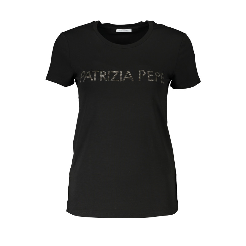 PATRIZIA PEPE WOMEN'S SHORT SLEEVE T-SHIRT BLACK