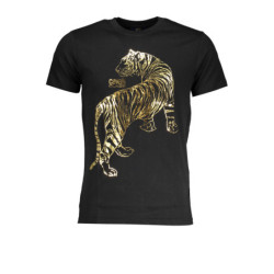 T-SHIRT À MANCHES COURTES HOMME CAVALLI CLASS NOIR