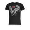 CAVALLI CLASS MEN'S SHORT SLEEVE T-SHIRT BLACK