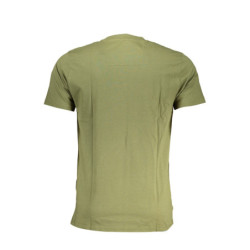 CAVALLI CLASS GREEN MEN'S SHORT SLEEVED T-SHIRT