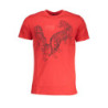 CAVALLI CLASS MEN'S SHORT SLEEVE T-SHIRT RED