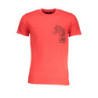 CAVALLI CLASS MEN'S SHORT SLEEVE T-SHIRT RED