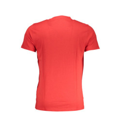 CAVALLI CLASS MEN'S SHORT SLEEVE T-SHIRT RED