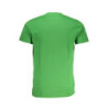 CAVALLI CLASS GREEN MEN'S SHORT SLEEVED T-SHIRT