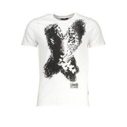 T-SHIRT MANCHES COURTES HOMME CAVALLI CLASS BLANC