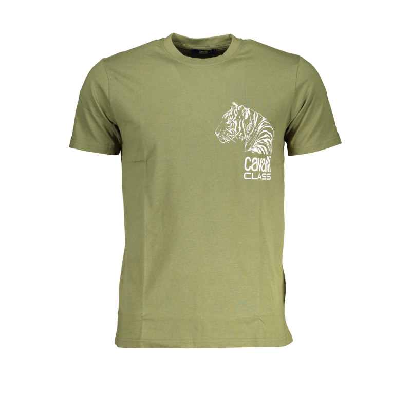 T-SHIRT MANCHES COURTES HOMME CAVALLI CLASS VERT