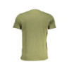CAVALLI CLASS GREEN MEN'S SHORT SLEEVED T-SHIRT