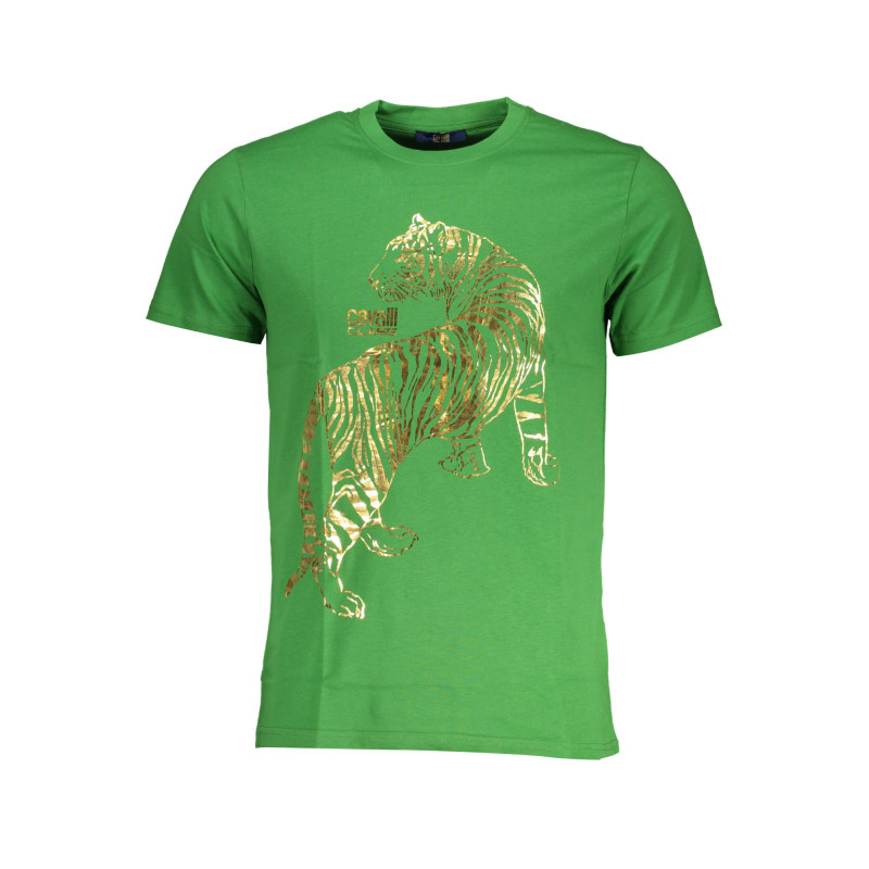 T-SHIRT MANCHES COURTES HOMME CAVALLI CLASS VERT