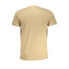 CAVALLI CLASS MEN'S SHORT SLEEVED T-SHIRT BEIGE