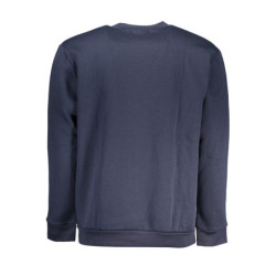 SWEAT-SHIRT SANS FERMETURE ÉCLAIR BLEU POUR HOMMES CAVALLI CLASS