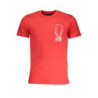 CAVALLI T-SHIRT MANCHES COURTES HOMME CLASS ROUGE