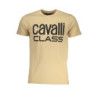 T-SHIRT MANCHES COURTES HOMME CAVALLI CLASS BEIGE