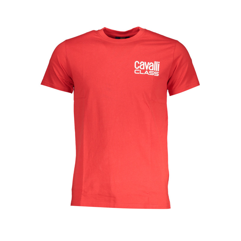 CAVALLI T-SHIRT MANCHES COURTES HOMME CLASS ROUGE
