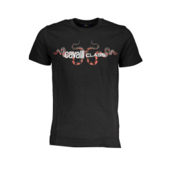 T-SHIRT À MANCHES COURTES HOMME CAVALLI CLASS NOIR