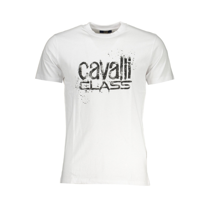 T-SHIRT MANCHES COURTES HOMME CAVALLI CLASS BLANC