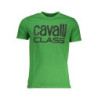 T-SHIRT MANCHES COURTES HOMME CAVALLI CLASS VERT