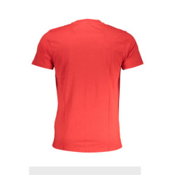 CAVALLI T-SHIRT MANCHES COURTES HOMME CLASS ROUGE