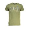 CAVALLI CLASS GREEN MEN'S SHORT SLEEVED T-SHIRT